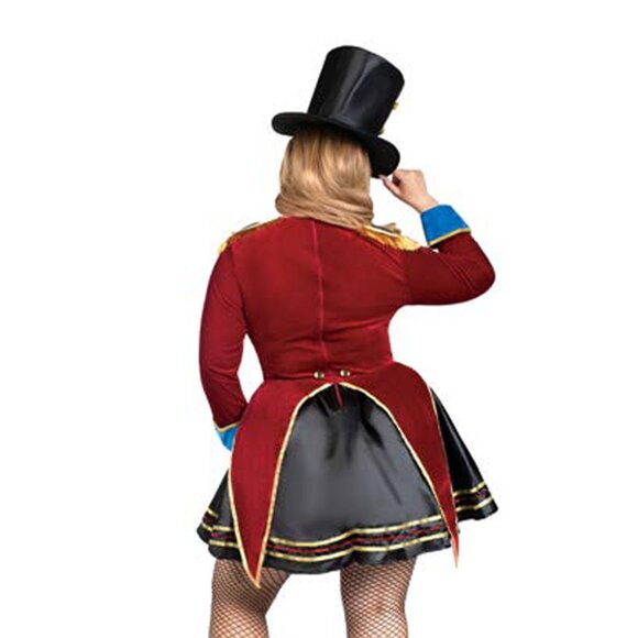 Plus Size Two Piece Classic Ringmaster costume - Picture 2 of 2